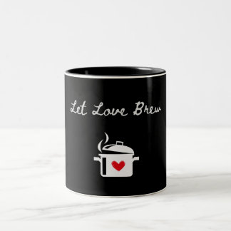 Caneca De Café Em Dois Tons Deixe o amor nascer - Mug