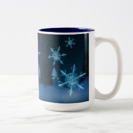 Caneca De Café Em Dois Tons Deixe-o nevar muito