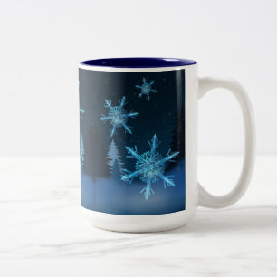 Caneca De Café Em Dois Tons Deixe-o nevar muito