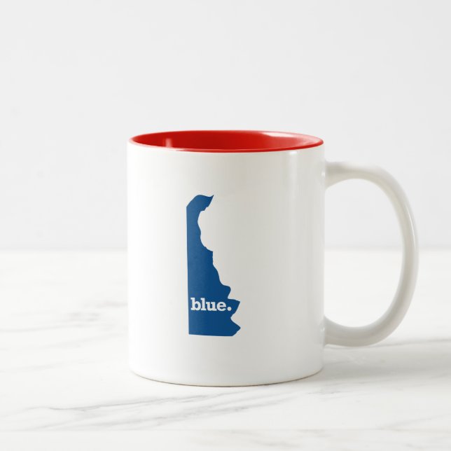 CANECA DE CAFÉ EM DOIS TONS DELAWARE ESTADO AZUL (Direita)