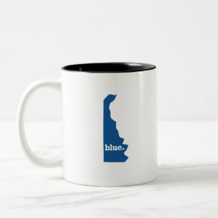 CANECA DE CAFÉ EM DOIS TONS DELAWARE ESTADO AZUL