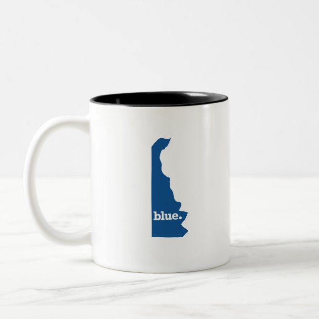 CANECA DE CAFÉ EM DOIS TONS DELAWARE ESTADO AZUL (Esquerda)