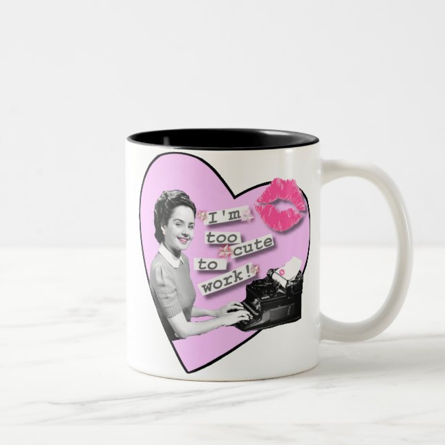 Caneca De Café Em Dois Tons Demasiado bonito! (Direita)