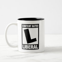 Democrata Liberal Funny com Classificação de Conte