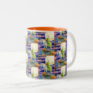 CANECA DE CAFÉ EM DOIS TONS DEMÔNIO DE BOCA, CERTEZA DE QUE A FANTASIA DE AÇO