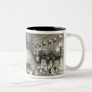 Caneca De Café Em Dois Tons Demonstração em Jersey City
