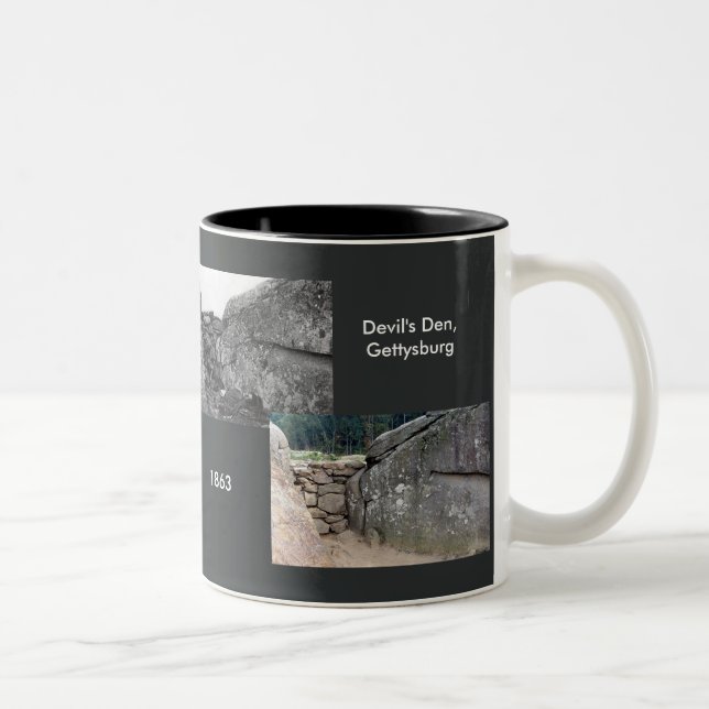 Caneca De Café Em Dois Tons Den do Diabo, Gettysburg Mug (Direita)