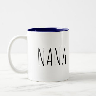Caneca De Café Em Dois Tons Dentro de café Nana Blue Interior