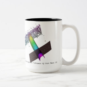 Caneca De Café Em Dois Tons Dentro de uma tolerância aceitável da fase II do