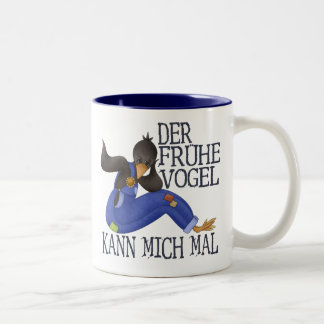 Caneca De Café Em Dois Tons Der Frühe Vogel
