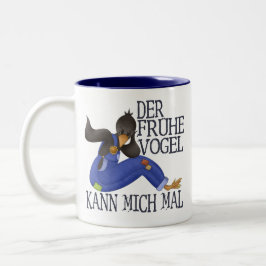 Caneca De Café Em Dois Tons Der Frühe Vogel