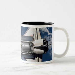 Caneca De Café Em Dois Tons Descoberta 16 do vaivém espacial