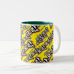 Caneca De Café Em Dois Tons Descubra o charme do coreano: "모 락 락" (mo-rak)