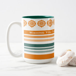 Caneca De Café Em Dois Tons Desejo-Te O Melhor Aniversário De Sempre
