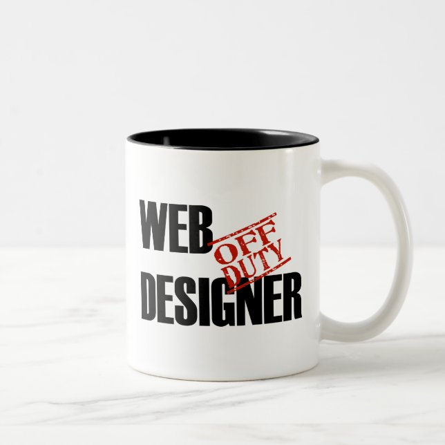CANECA DE CAFÉ EM DOIS TONS DESENHISTA FORA DE SERVIÇO DA WEB (Direita)