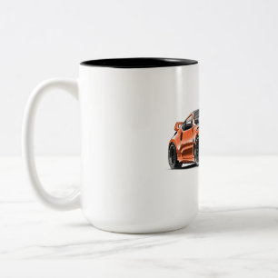 Caneca De Café Em Dois Tons desenho do 370z