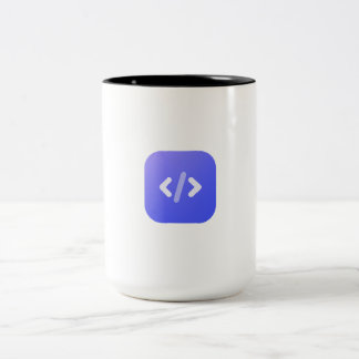 Caneca De Café Em Dois Tons desenvolvedor