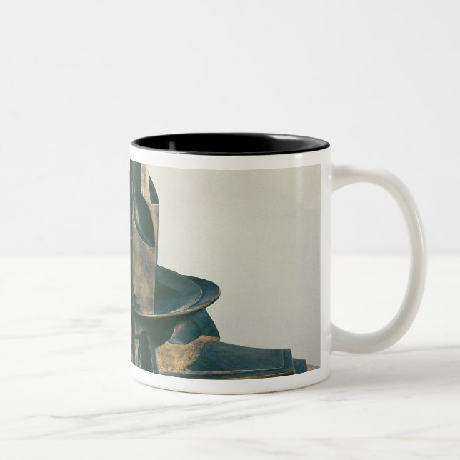 Caneca De Café Em Dois Tons Desenvolvimento de uma garrafa em Espaço, 1912 (Direita)
