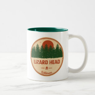 Caneca De Café Em Dois Tons Deserto de Cabeça de Lagarto Colorado