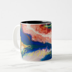 Caneca De Café Em Dois Tons Design Café Mugs & Tea