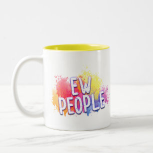 Caneca De Café Em Dois Tons Design da sua:-) Uma caneca de café de dois tons