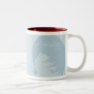 Caneca De Café Em Dois Tons Design de cabelo 1 - Mug, Taça