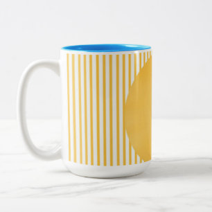 Caneca De Café Em Dois Tons Design de estilo moderno