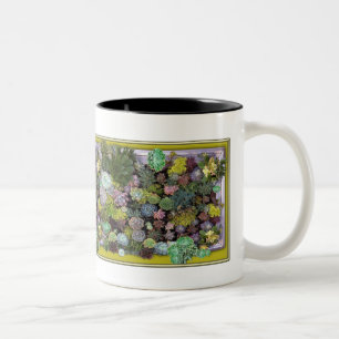 Caneca De Café Em Dois Tons Design de jardim de sucesso