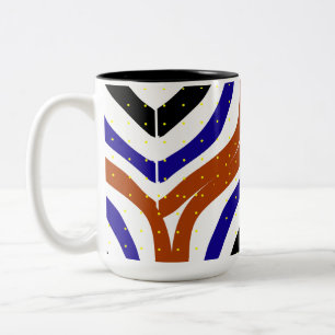 Caneca De Café Em Dois Tons Design de Mug Moderno e Mug Cute e Mug Trendy