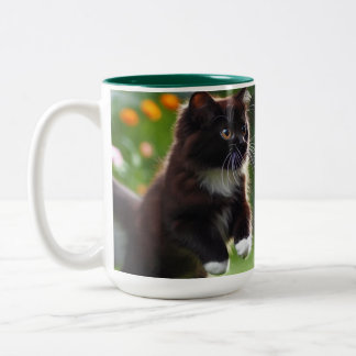 Caneca De Café Em Dois Tons Design de Mug Moderno e Mug Cute e Trendy Mug