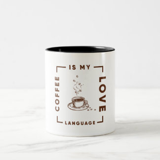 Caneca De Café Em Dois Tons Design de Mug para Amantes de Café 💘