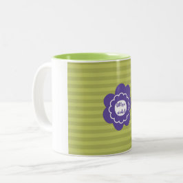 Caneca De Café Em Dois Tons Design pantone 2018 ultravioleta