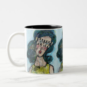 Caneca De Café Em Dois Tons Designer Especula 11oz Mug