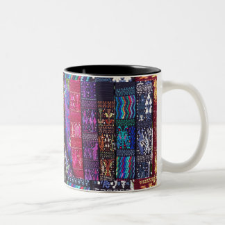 Caneca De Café Em Dois Tons Designs têxteis da Guatemala