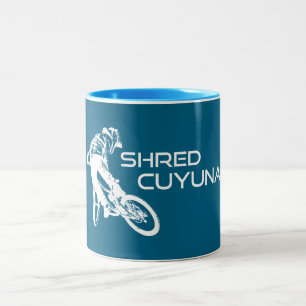 Caneca De Café Em Dois Tons Desmontar Cuyuna Minnesota Mountain Biking