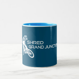Caneca De Café Em Dois Tons Desmontar Grand Junction Colorado Mountain Biking