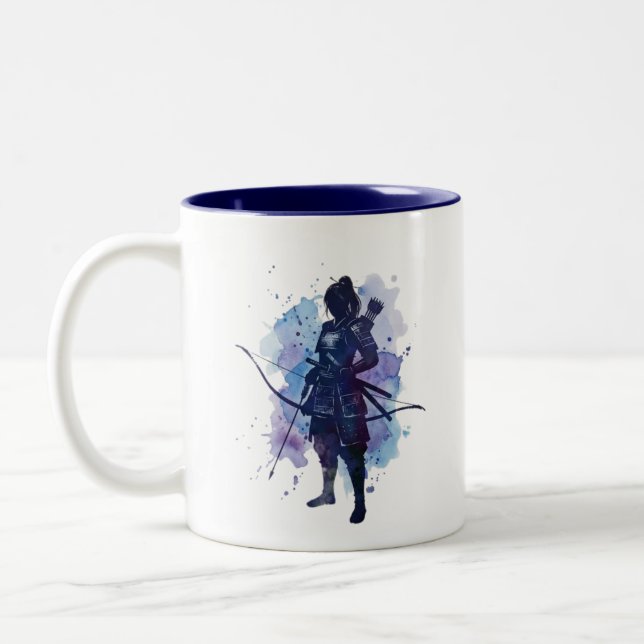 Caneca De Café Em Dois Tons  - Despierta tu espíritu con cada sorbo (Esquerda)