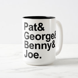 Caneca De Café Em Dois Tons Detetives da matemática - pancadinha, George,