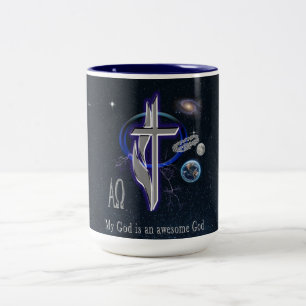 Caneca De Café Em Dois Tons Deus Incrível 
