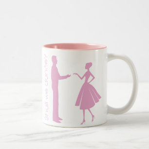 Caneca De Café Em Dois Tons Devemos nós dançar?
