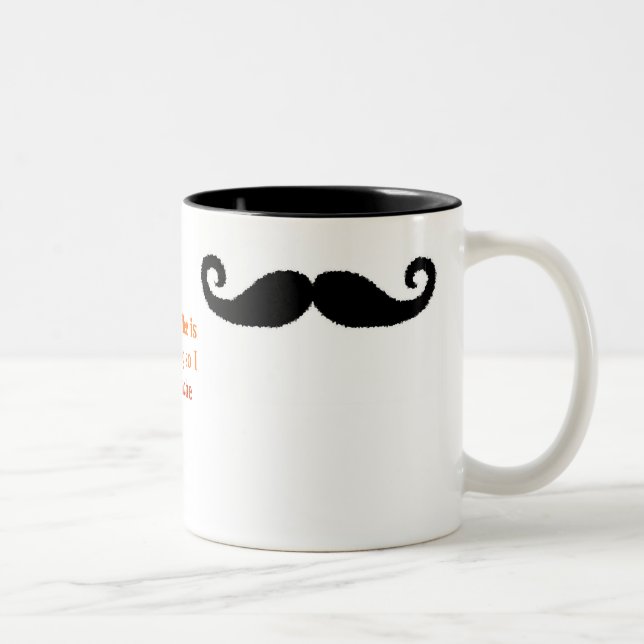 Caneca De Café Em Dois Tons Devo bigode (Direita)