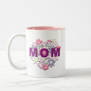 Caneca De Café Em Dois Tons Dia das Mães para Mãe, Mamãe