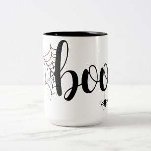 Caneca De Café Em Dois Tons Dia de as Bruxas engraçado Halloween Boo