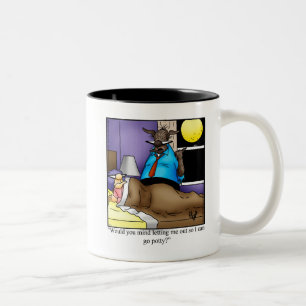 Caneca De Café Em Dois Tons Dia de as Bruxas engraçado Humor Mug
