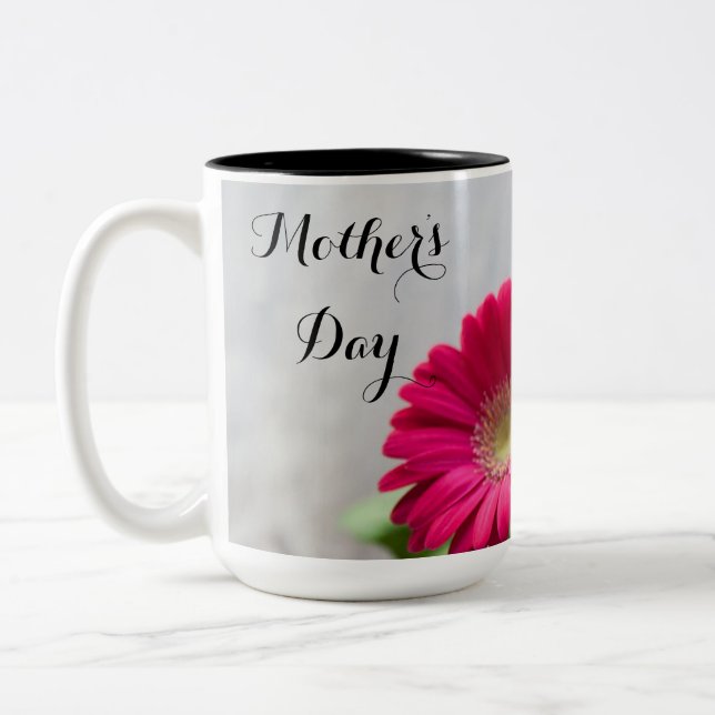 Caneca De Café Em Dois Tons Dia de as mães (Esquerda)