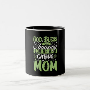 Caneca De Café Em Dois Tons Dia de as mães Café Mug