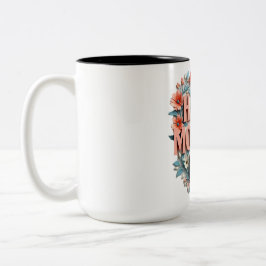 Caneca De Café Em Dois Tons Dia de as mães de café