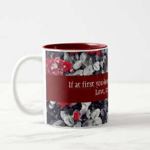Caneca De Café Em Dois Tons Dia de as mães do segundo Nascer