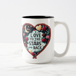Caneca De Café Em Dois Tons Dia de os namorados personalizável