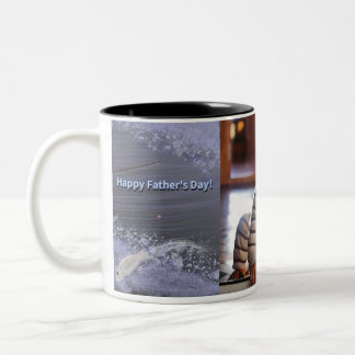 Caneca De Café Em Dois Tons Dia de os pais